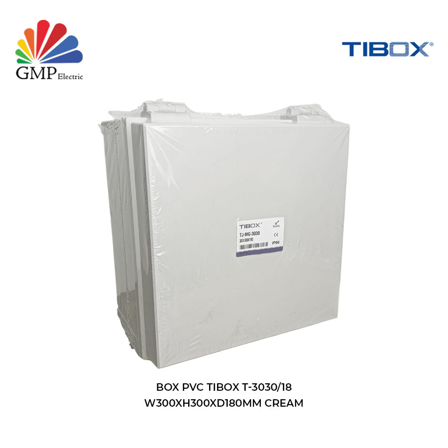 Box PVC TIBOX T-3030/18 W300xH300xD180mm Cream