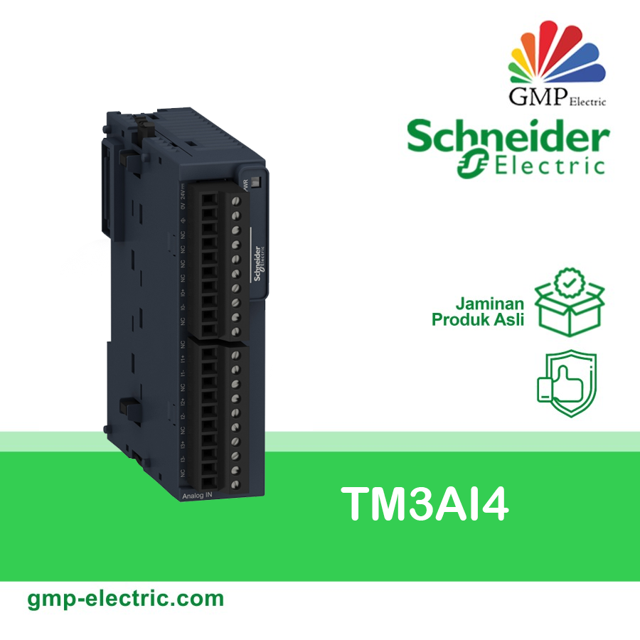 Schneider Electric | TM3TI4 | E/A-Erweiterung TM3 EA-Modul 4 analog E. TM3TI4 | Analog IO Modul Schneider Electric | TM3TI4 | E/A-Erweiterung TM3 EA-Modul 4 analog E. TM3TI4 | Analog IO Modul