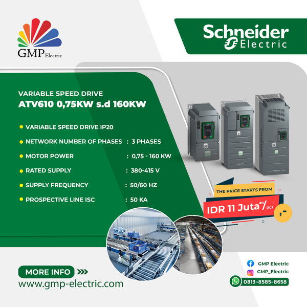Variable Speed Drive Schneider ATV610 0.75KW to 160KW - The Ultimate Solution for Industrial Motor Control