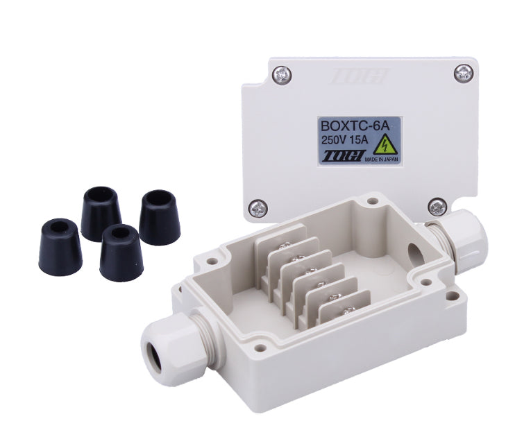 Terminal Block Toyogiken BOXTC-6A 15A Cream