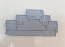 End Plate Terminal Block 2 Tingkat Blox U/FJ6-2.5K Grey P6/2.5K