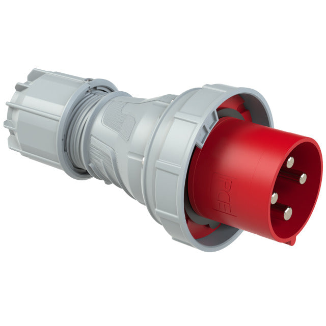 Industrial Plug CEE Plug 4x63A Red/White IP68