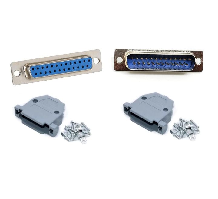 Cover + Konektor DB25 25Pin RS232 Male