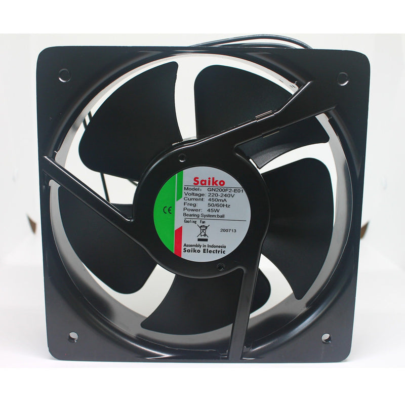 Cooling Fan Saiko GN200F2-E01/220V 200x200x51 mm 220VAC Persegi