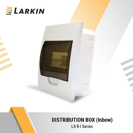 Larkin MCB BOX Panel Plastic Inbow 8 Way LX-8-I
