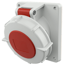 Mennekes 1506 Panel Mounting 4x32A Red/White IP67 400V (K)