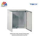 Panel Box Steel Double Door Tibox W1200xH1400xD400mm RAL7033