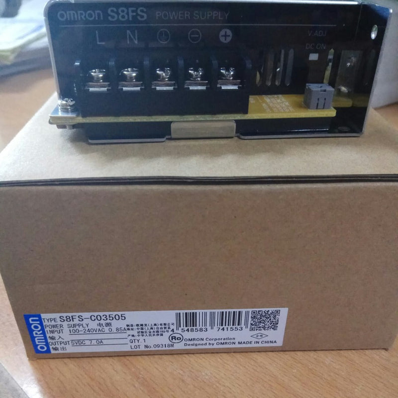 Power Supply Omron S8FS-C03505J + bracket 5V 7A