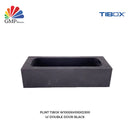 Plint Tibox W1000xH100xD300 u/ Double Door Black