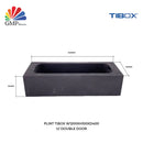 Plint Tibox W1200xH100xD400 u/ Double Door