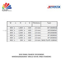 Box Panel SEABOX JXF2008060 W800xH2000xD600  single door ,free standing