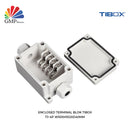 Enclosed Terminal Blok TIBOX TJ-4P W50xH102xD40mm