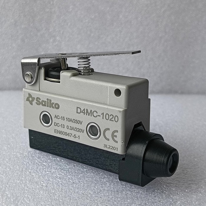 Limit Switch Saiko D4MC-1020 Short Hinge Lever NC-COM-NO AC-15 Ie10A