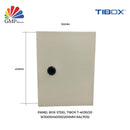 Panel Box Steel TIBOX T-4030/20 W300xH400xD200mm RAL7032