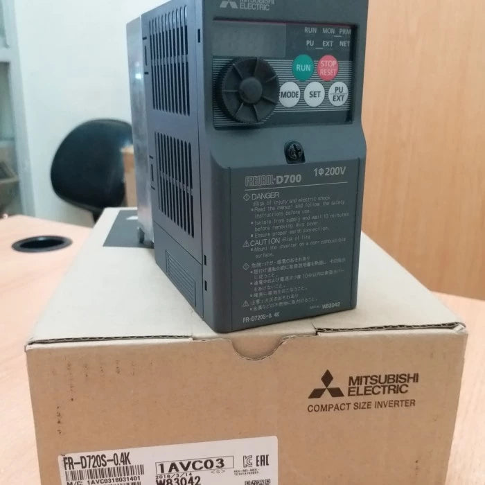 Inverter Mitsubishi FR-D720S-0.4K 3P 220VAC