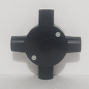 T Dus PVC Boss 25mm 4 Cabang B240/25/4BK Black