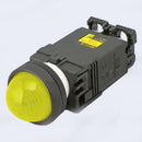 Pilot Lamp Fuji Dome DR 22 DOL M4Y Trafo, Inc 220VAC 22 mm Yellow