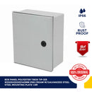 Box Panel Polyester TIBOX TIP-325 W250xH300xD140mm IP66 Cream w/Galvanized Steel Mounting Plate 1.5m