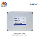 Box PVC TIBOX T-1115/7 W110xH150xD70mm IP66 Cream