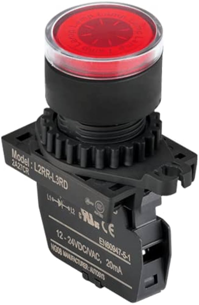 Pilot Lamp Autonics L2RR-L3RL LED Red 100-220VAC