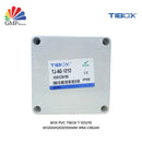 Box PVC TIBOX T-1212/10 W125xH125xD100mm IP66 Cream