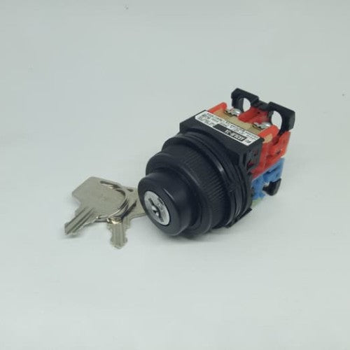 Key Selector Fuji AR30 JR-3A11A Stay Put 3 Posisi 30 mm 1NO+1NC