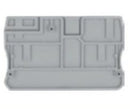 End Cap Blox P7/6 f/ Push-in Terminal FJ7-6 Grey