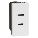 Legrand Socket Arteor 2P - Shutter - 1 module-white 572105