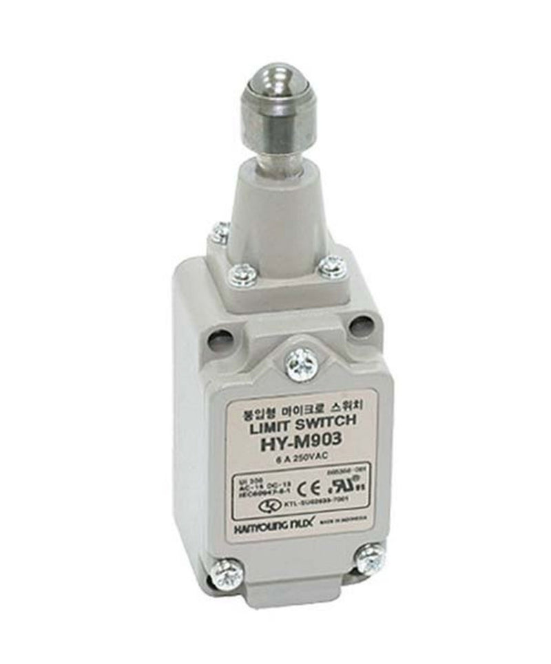 Limit Switch Hanyoung HY-M903 6A 250VAC IP54 Zinc Diecast Top Ball Plunger