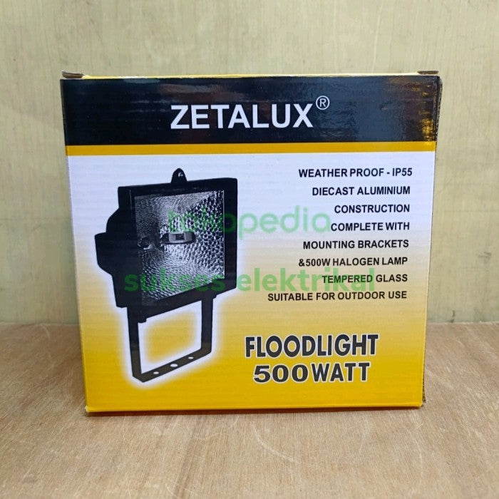 Kap Lampu Zetalux Halogen Stik 500W