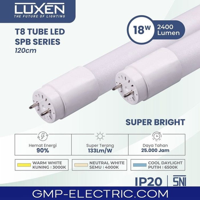 Lampu LED Luxen T5 4W 6500K CDL T54PLSCDL 30cm
