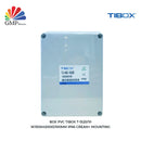 Box PVC TIBOX T-1520/10 W150xH200xD100mm IP66 Cream+ Mounting
