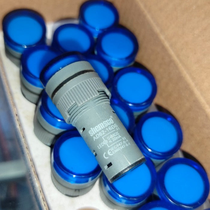 Pilot Lamp shemsco AD22-16DS 12-48V BLUE