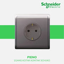 Stop Kontak Pieno 1 Gang Schuko 16A E82426_16S_LS_G3 Lavender Silver