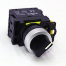 Selector Switch Fort LA115-A5-20XS 22 mm Black 3 posisi, Stay Put, 2NO