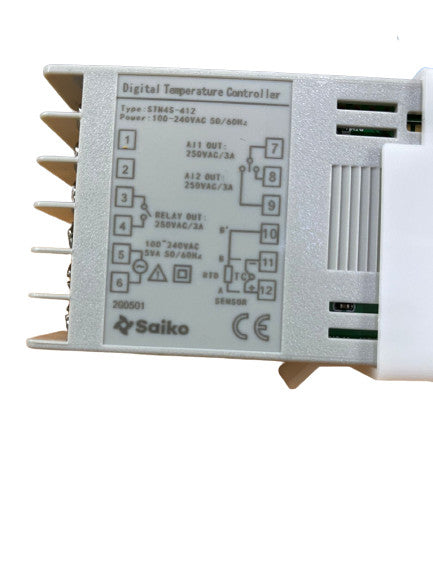 Temperatur Controller Saiko 48x48mm STN4S-412 100-240VAC 1 R.Output + 2 ALRM