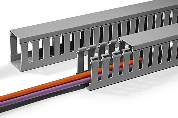 Slotted Wiring Duct TenT 65x65 mm Grey