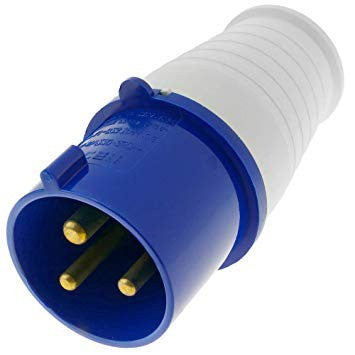 Industrial Plug CEE Plug 4x16A Red/White IP44