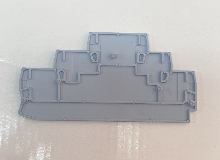 End Plate Terminal Block 3 Tingkat Blox U/FJ6-2.5KK Grey P6/2.5KK