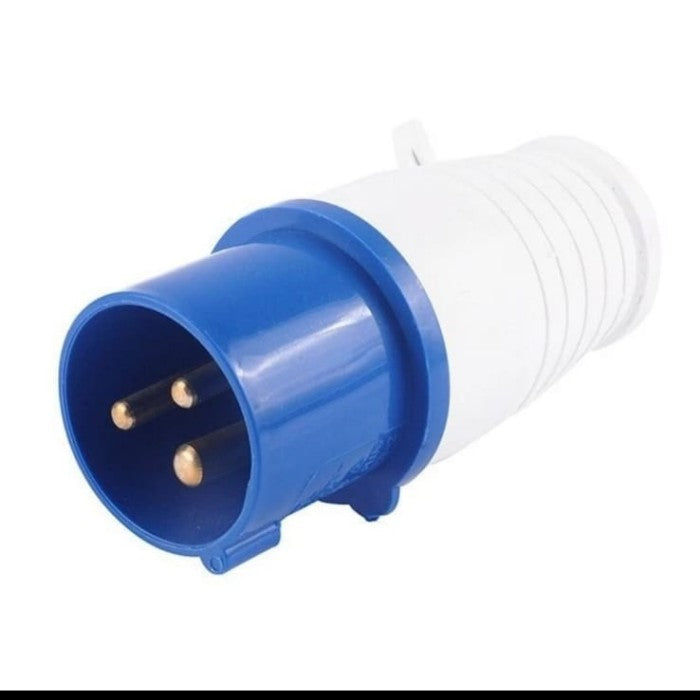 Industrial Plug CEE Plug 3x16A Blue/White IP44