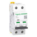 MCB Schneider iC60N, Kurve C 6kA 2P 1-63A A9F74201 / A9F74202 / A9F74204 / A9F74206 / A9F74210 / A9F74216 / A9F74220 / A9F74225 / A9F74232 / A9F74240 / A9F74263