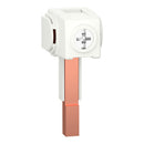 Schneider Electric Aksesori Linergy Busbar Sisir | End Caps (A9XPE110, A9XPE210, A9XPE310) & Insulated Connector (A9XPCM04)