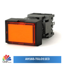 Push Button Lamp Fuji AH165-TGLG11E3/AH165-TGLR11E3/AH165-TGLY11E3/AH165-TGLO11E3/AH165-TGLW11E3/AH165-TGLS11E3 Retangular, Momentary, LED 24V DC 16 mm Orange 1NO+1NC