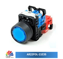 Push Lamp Fuji AR 22 FOL-11E3S Round, Momentary, LED 24V DC 22 mm Blue 1