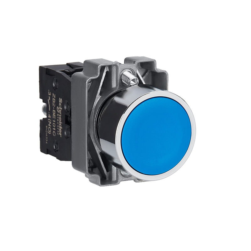 Schneider Easy Harmony XB2 Push Button 22mm IP65 Berbahan Metal | XB2BA21C / XB2BA31C / XB2BA51C / XB2BA61C / XB2BA11C / XB2BA42C