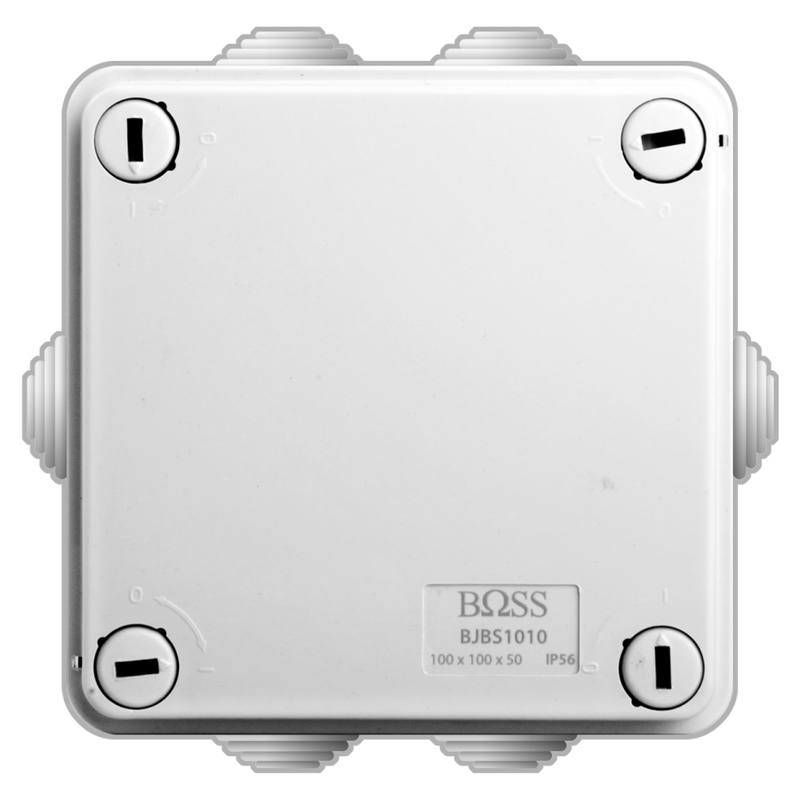 Duradus PVC BOSS BJBS1010 100(W)x100(H)x50(D) mm Persegi White + Gland