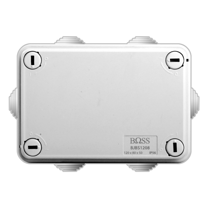 Duradus PVC BOSS 120(W)x80(H)x50(D) mm Persegi White +gland