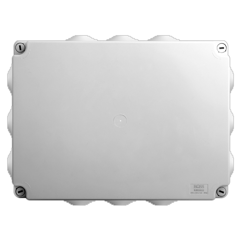 Duradus PVC BOSS 300(W)x220(H)x120(D) mm Persegi White + Gland