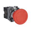 Schneider Easy Harmony XB2 Emergency Stop Turn to Release IP65 Metal | XB2BS442C / XB2BS542C / XB2BS642C
