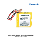 Baterai Lithium Panasonic BR-CCF2TH 6 Volt 5000mAh CNC Yellow w/Socket PLC